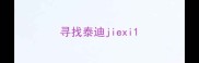 寻找泰迪jiexi