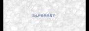 怎么样教狗狗握手