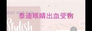 泰迪眼睛出血受伤