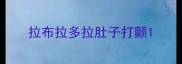 拉布拉多拉肚子打颤