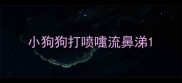 小狗狗打喷嚏流鼻涕