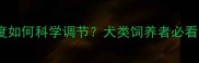 宠物空调温度如何科学调节犬类饲养者必看的降温指南