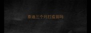 泰迪三个月打疫苗吗