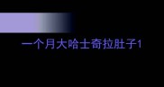 一个月大哈士奇拉肚子