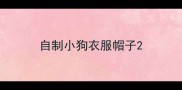 自制小狗衣服帽子