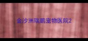 金沙洲瑞鹏宠物医院