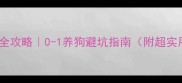 新手养狗全攻略0-1养狗避坑指南附超实用清单