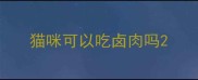 猫咪可以吃卤肉吗