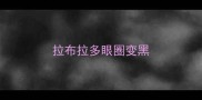 拉布拉多眼圈变黑