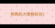狗狗的大便颗粒状
