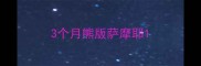 3个月熊版萨摩耶