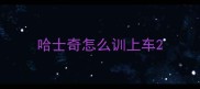 哈士奇怎么训上车
