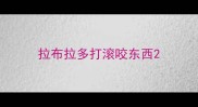 拉布拉多打滚咬东西