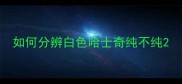 如何分辨白色哈士奇纯不纯