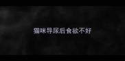 猫咪导尿后食欲不好