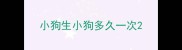 小狗生小狗多久一次