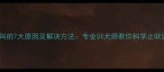 泰迪犬乱叫的7大原因及解决方法专业训犬师教你科学止吠训练指南
