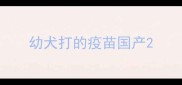 幼犬打的疫苗国产