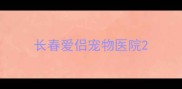 长春爱侣宠物医院
