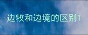 边牧和边境的区别