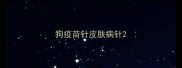 狗疫苗针皮肤病针