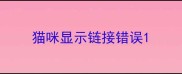 猫咪显示链接错误