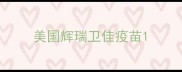 美国辉瑞卫佳疫苗