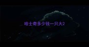 哈士奇多少钱一只大