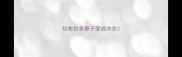 拉布拉多鼻子变成肉色