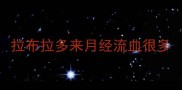 拉布拉多来月经流血很多