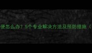 小狗便秘不排便怎么办5个专业解决方法及预防措施附护理指南