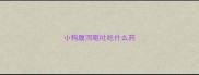 小狗腹泻呕吐吃什么药