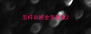 怎样训练金毛数数