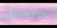 狗狗为什么不能死在家