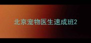 北京宠物医生速成班