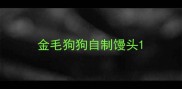 金毛狗狗自制馒头