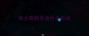哈士奇的牙齿什么形状