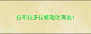 拉布拉多拉稀呕吐有血
