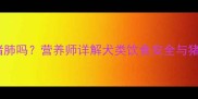 拉布拉多能吃猪肺吗营养师详解犬类饮食安全与猪肺的食用指南