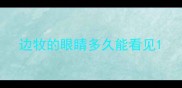 边牧的眼睛多久能看见